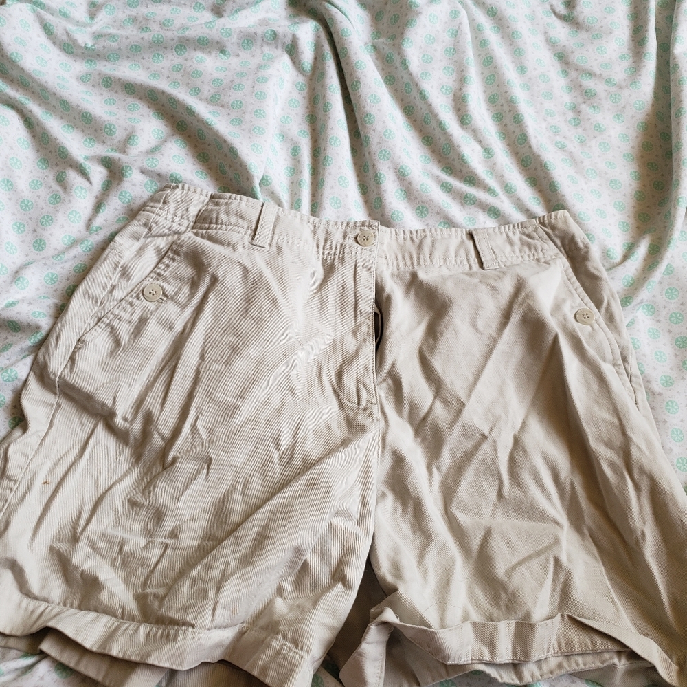 Tan Cargo Shorts